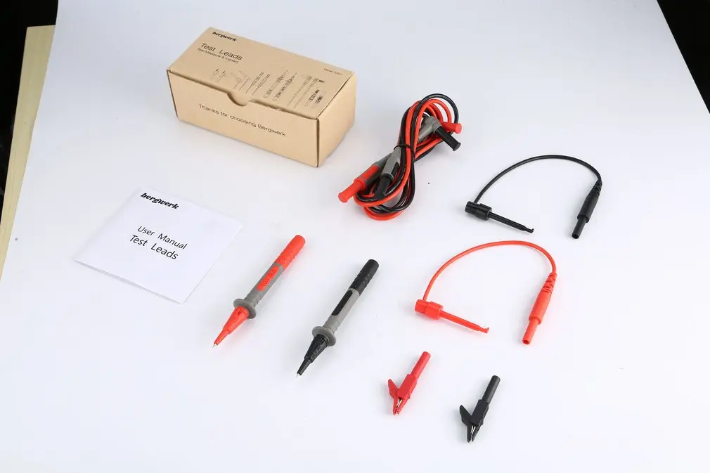 SNDWAY 8 Pieces Test Leads Set Multimeter Test Leads Kit Professional Electronic Test Leads Multi-Meter Attachments Kit
SNDWAY 8 Pieces Test Leads Set Multimeter Test Leads Kit Professional Electronic Test Leads Multi-Meter Attachments Kit