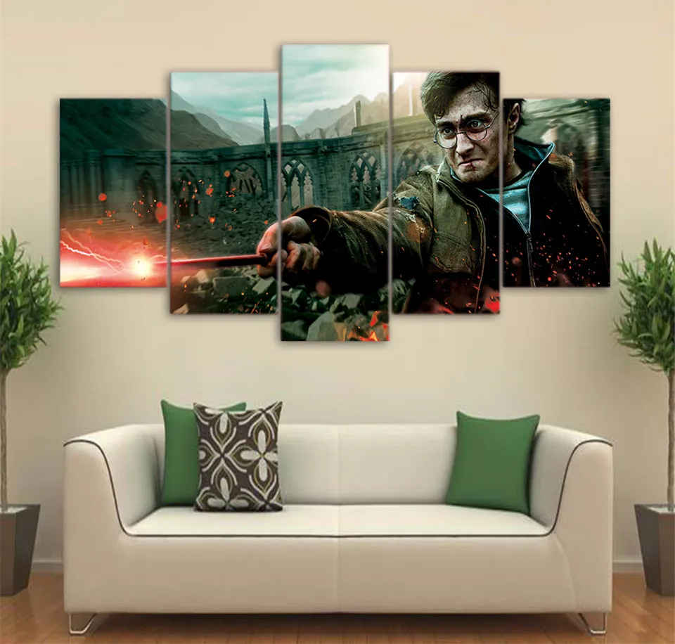 Home Decorative Popular Modular Canvas Picture 5 Panel Movie Harry Potter Character Posters Modern Living Room Wall Art Painting
Home Decorative Popular Modular Canvas Picture 5 Panel Movie Harry Potter Character Posters Modern Living Room Wall Art Painting