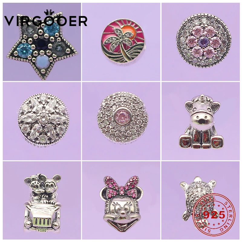 Virgooer Jewelry 925 Sterling Silver Star Summer Unicorn Turtle Beads For Jewelry Making Fit Original Pandora Charm Bracelets
Virgooer Jewelry 925 Sterling Silver Star Summer Unicorn Turtle Beads For Jewelry Making Fit Original Pandora Charm Bracelets