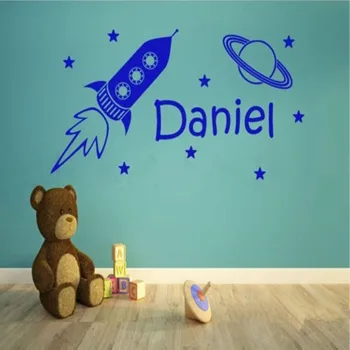 Space & Rocket Personalized Name Any Stars Wall Art Sticker Decoration Wall Decals Vinyl Stickers Home Decor, Kids Wall Stickers
Space & Rocket Personalized Name Any Stars Wall Art Sticker Decoration Wall Decals Vinyl Stickers Home Decor, Kids Wall Stickers