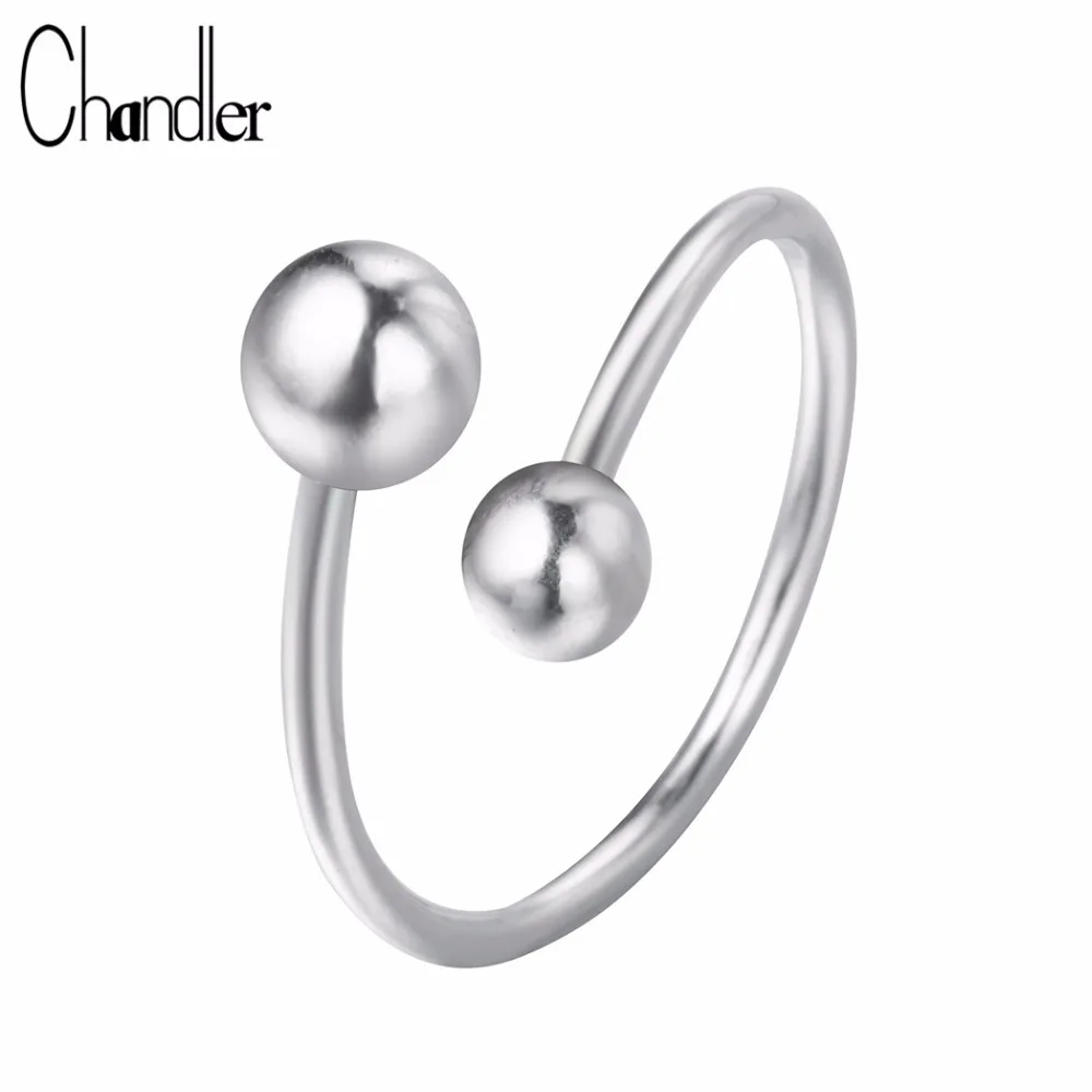 Chandler silver Double Ball Rings Simple Thin Open Wrap Rings For Women Personality Punk Fashion 2017 Summer Luxury
Chandler silver Double Ball Rings Simple Thin Open Wrap Rings For Women Personality Punk Fashion 2017 Summer Luxury