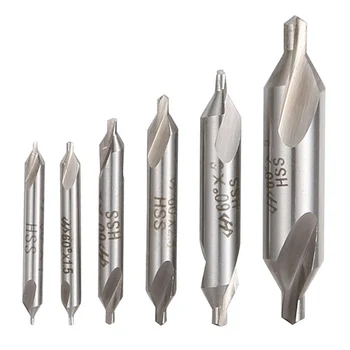 1pc 1mm /2mm /3mm /5mm HSS Combined Center Drills Bits 60 Degree Countersink Drill Set For Power Tools
1pc 1mm /2mm /3mm /5mm HSS Combined Center Drills Bits 60 Degree Countersink Drill Set For Power Tools
