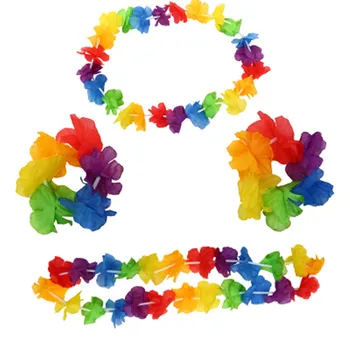 Hawaii Flower Lei Headband Garland Necklace Bra Hula Fancy Dress Costume Set Beach Tropical Party Decor Christmas Halloween
Hawaii Flower Lei Headband Garland Necklace Bra Hula Fancy Dress Costume Set Beach Tropical Party Decor Christmas Halloween