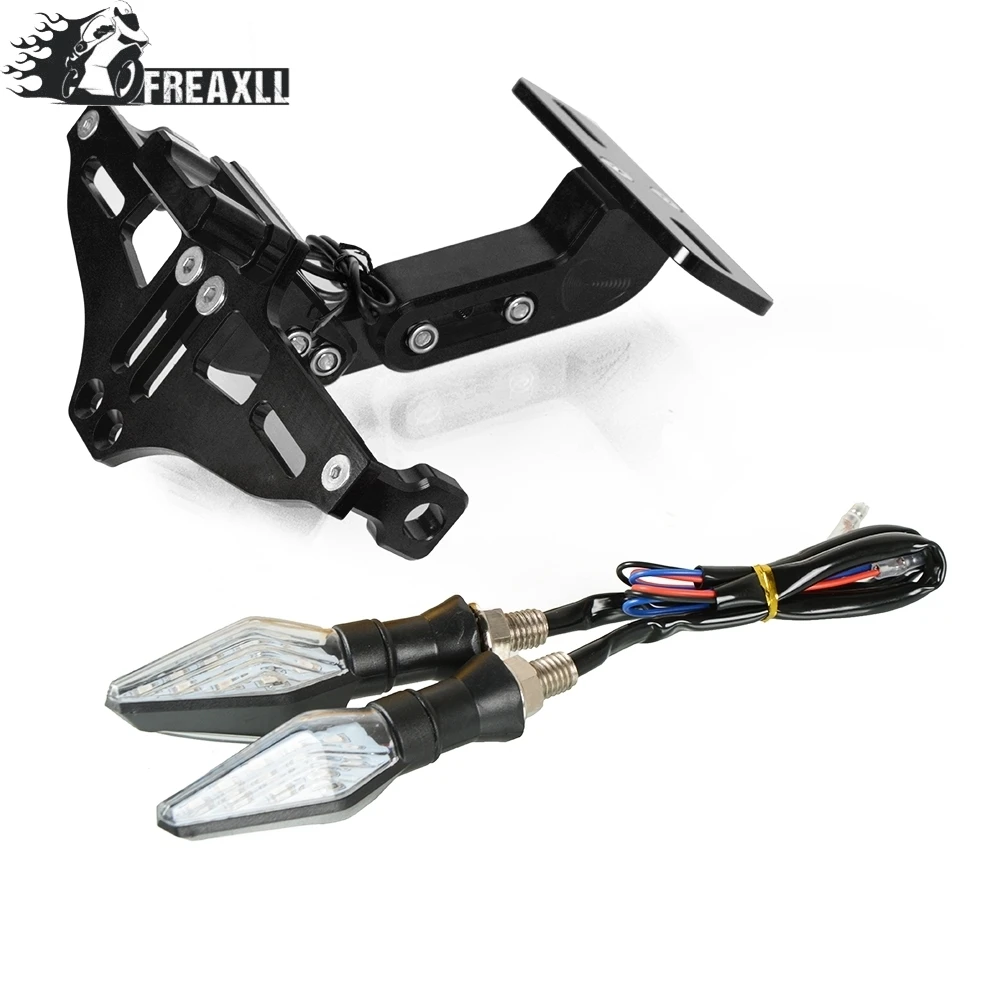 Motorcycle License Plate Bracket Holder With LED Light Universal For Yamaha FZ1 Fazer Fz6r Fz8 Xj6 Fz6 Mt-09 FZ-09 MT07 FZ07 MT
Motorcycle License Plate Bracket Holder With LED Light Universal For Yamaha FZ1 Fazer Fz6r Fz8 Xj6 Fz6 Mt-09 FZ-09 MT07 FZ07 MT