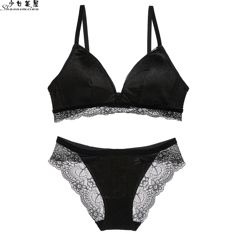 shaonvmeiwu Loop less sexy lace lingerie bra set for women thin bra with small breasts gathered in winter
shaonvmeiwu Loop less sexy lace lingerie bra set for women thin bra with small breasts gathered in winter