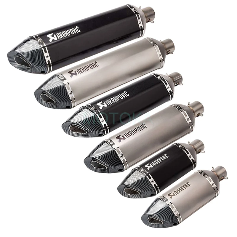 570mm 480mm 380mm Universal Motorcycle Akrapovic Exhaust Muffler Z900 R3 TMAX530 CBR300 TNT250 BN300 Hexagonal Escape Silencer
570mm 480mm 380mm Universal Motorcycle Akrapovic Exhaust Muffler Z900 R3 TMAX530 CBR300 TNT250 BN300 Hexagonal Escape Silencer