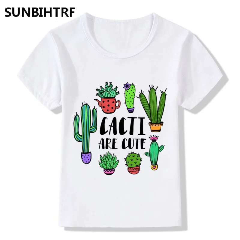 Cacti Are Cute Design Children Funny T shirt Baby Big Boys Girls Summer Tops Short Sleeve T shirt Kids Cartoon Casual Clothes
Cacti Are Cute Design Children Funny T shirt Baby Big Boys Girls Summer Tops Short Sleeve T shirt Kids Cartoon Casual Clothes