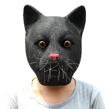 Cat Mask Halloween Realistic Latex Masks Mascaras Animales Halloween Cosplay Scary Mask Carnival Party Masker Cat Head Decor
Cat Mask Halloween Realistic Latex Masks Mascaras Animales Halloween Cosplay Scary Mask Carnival Party Masker Cat Head Decor
