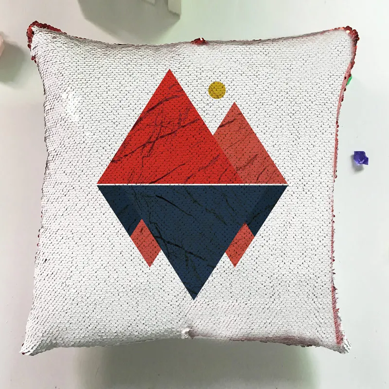 Mermaid Modern Cushions Home Decor Couch Pillows Reversible Flip Sequin Fashion Letter Pillowcase Seat Luxury Cushion J045 (5)