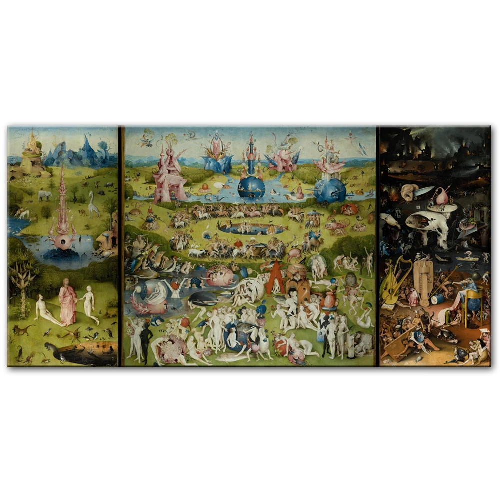 MUTU The Garden of Earthly Delights Canvas Art Paintings Reproductions Bosch Hieronymus Canvas Art Prints For Living Room
MUTU The Garden of Earthly Delights Canvas Art Paintings Reproductions Bosch Hieronymus Canvas Art Prints For Living Room