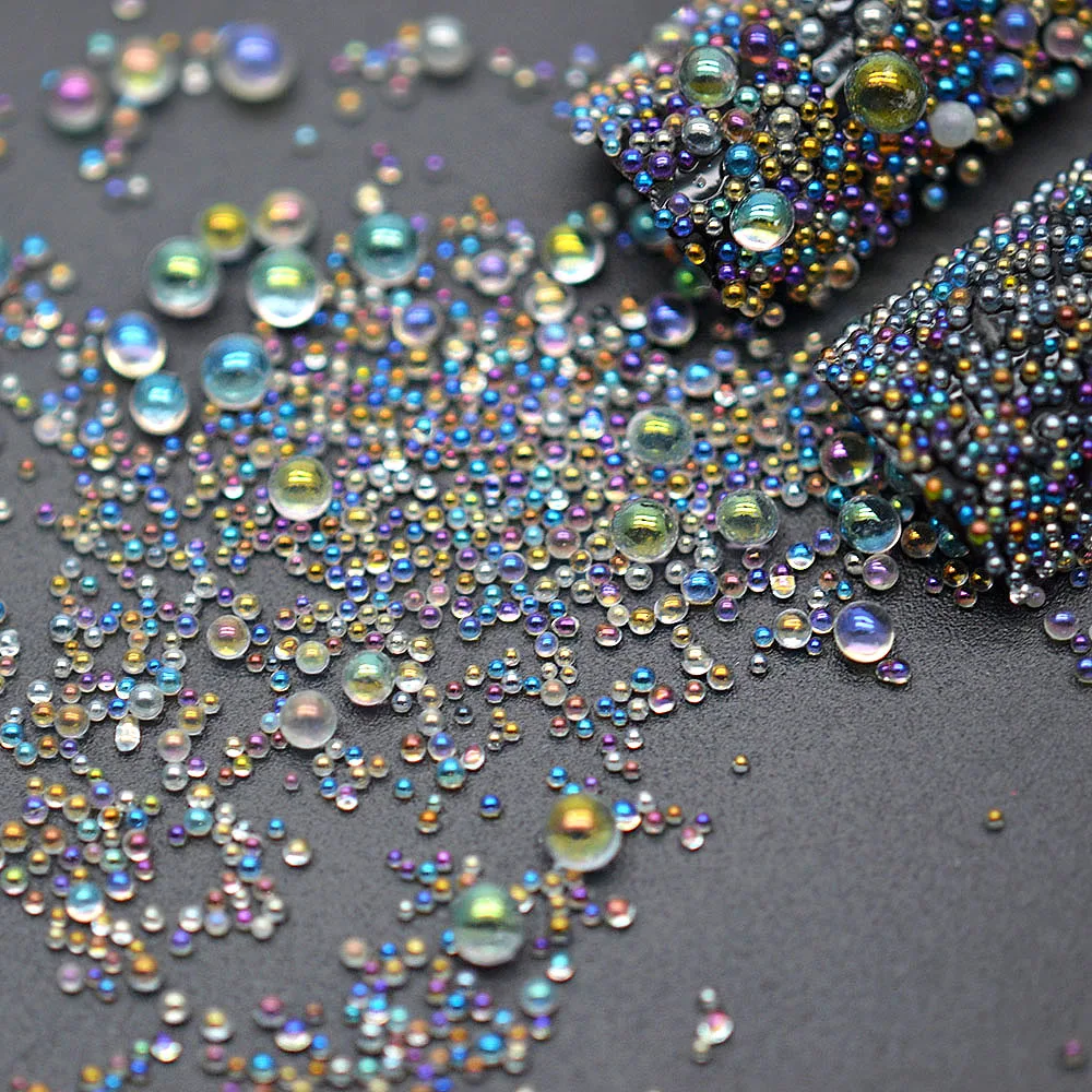 0.6-3mm Mixed Tiny Beads 3D Glass Rhinestone Ball Beads Crystal Colorful Caviar Beads For Nail Art Decorations MJZ2137
0.6-3mm Mixed Tiny Beads 3D Glass Rhinestone Ball Beads Crystal Colorful Caviar Beads For Nail Art Decorations MJZ2137