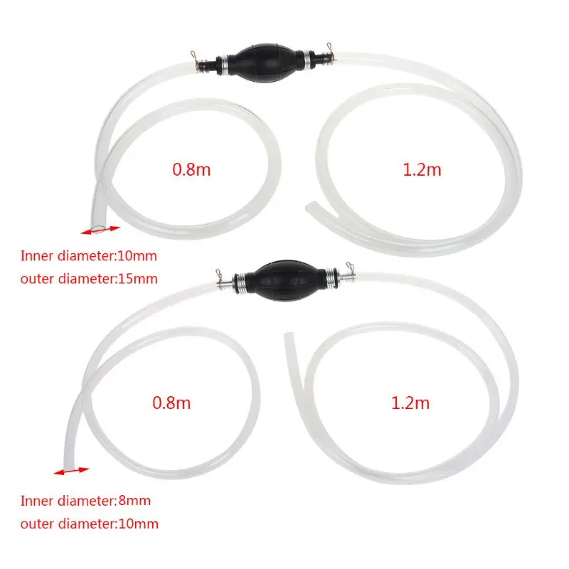 10mm 15mm Manual Fuel Pump Rubber Aluminum Fuel Line Oil Water Liquid Transfer Tube Hand Primer Gas Petrol Pump With PVC Hose
10mm 15mm Manual Fuel Pump Rubber Aluminum Fuel Line Oil Water Liquid Transfer Tube Hand Primer Gas Petrol Pump With PVC Hose