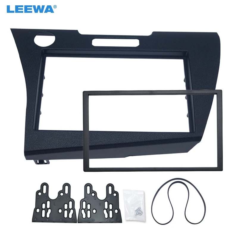 LEEWA Auto 2Din Fascia Frame Radio Panel for Honda CRV CR-Z CRZ (LHD) Dash Fitting Kit Installation Plate Bezel #CA4953
LEEWA Auto 2Din Fascia Frame Radio Panel for Honda CRV CR-Z CRZ (LHD) Dash Fitting Kit Installation Plate Bezel #CA4953