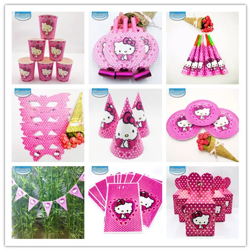 Hello Kitty Birthday Party Decoration Kids Disposable Party tableware Supplies plates dishes cup tablecloth event party favors
Hello Kitty Birthday Party Decoration Kids Disposable Party tableware Supplies plates dishes cup tablecloth event party favors