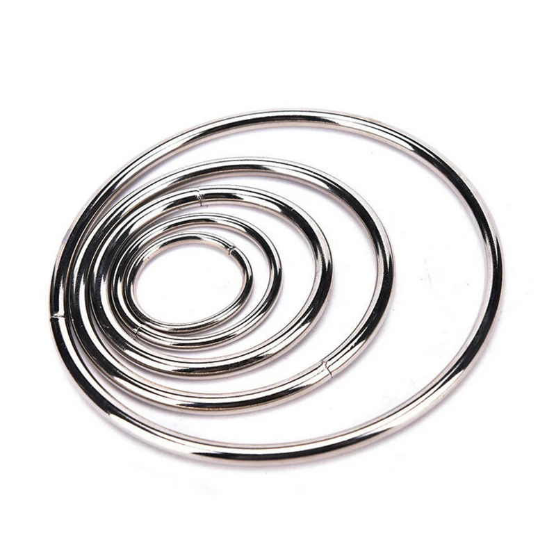 HENGHOME Modern 1Pcs Multi-size Simple Round Silver Metallic Metal Hoop Ring For DIY Manual Handmade Wicker Crafts Tool Material
HENGHOME Modern 1Pcs Multi-size Simple Round Silver Metallic Metal Hoop Ring For DIY Manual Handmade Wicker Crafts Tool Material