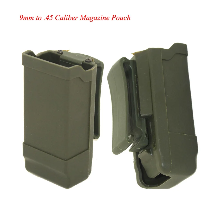 New Hunting Tactical Airsoft 9mm to .45 Mag Magazine Belt Pouch Glock M9 USP P226 CQC Case Pistol Cartridge Clip Holder
New Hunting Tactical Airsoft 9mm to .45 Mag Magazine Belt Pouch Glock M9 USP P226 CQC Case Pistol Cartridge Clip Holder