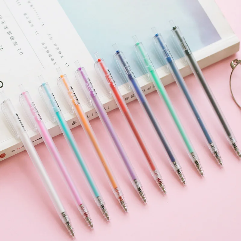 10 Colors/box Creative Bullet Journal Specific Color Pen Set 0.5mm Muji Style Mark Pen Press Gel Pen Student Stationery Supplies
10 Colors/box Creative Bullet Journal Specific Color Pen Set 0.5mm Muji Style Mark Pen Press Gel Pen Student Stationery Supplies