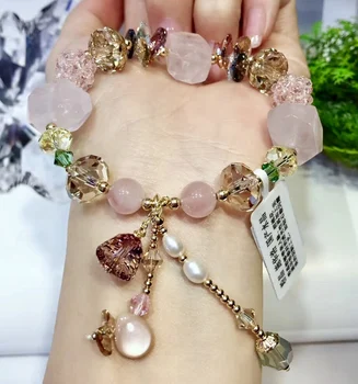 Original Design DIY Pearl Crystal Beads Bracelet Handmade Tassel Pendant Jewelry For Women Birthday Gifts For Girls
Original Design DIY Pearl Crystal Beads Bracelet Handmade Tassel Pendant Jewelry For Women Birthday Gifts For Girls