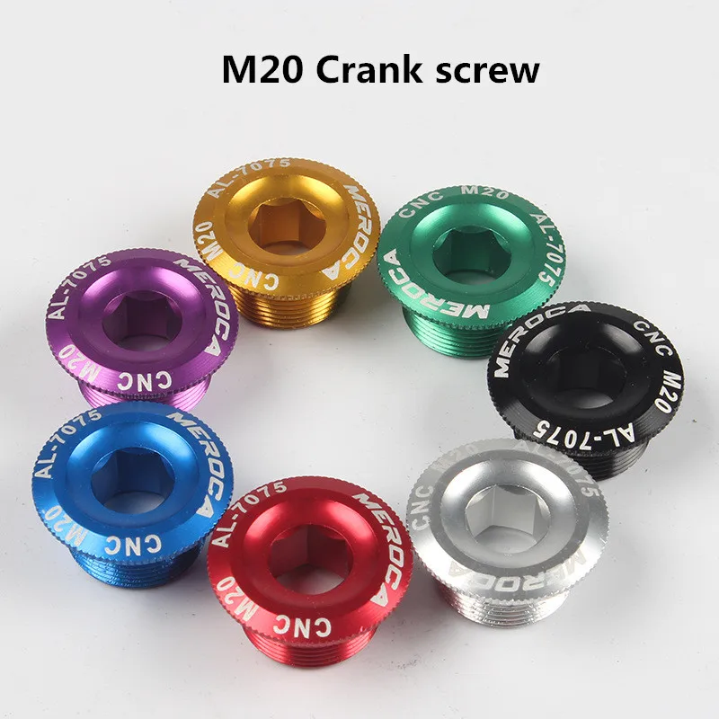 Bicycle crank dust cover screw M20 ultra light 7g mountain bike road bike aluminum alloy bolt 7 color bicycle parts
Bicycle crank dust cover screw M20 ultra light 7g mountain bike road bike aluminum alloy bolt 7 color bicycle parts