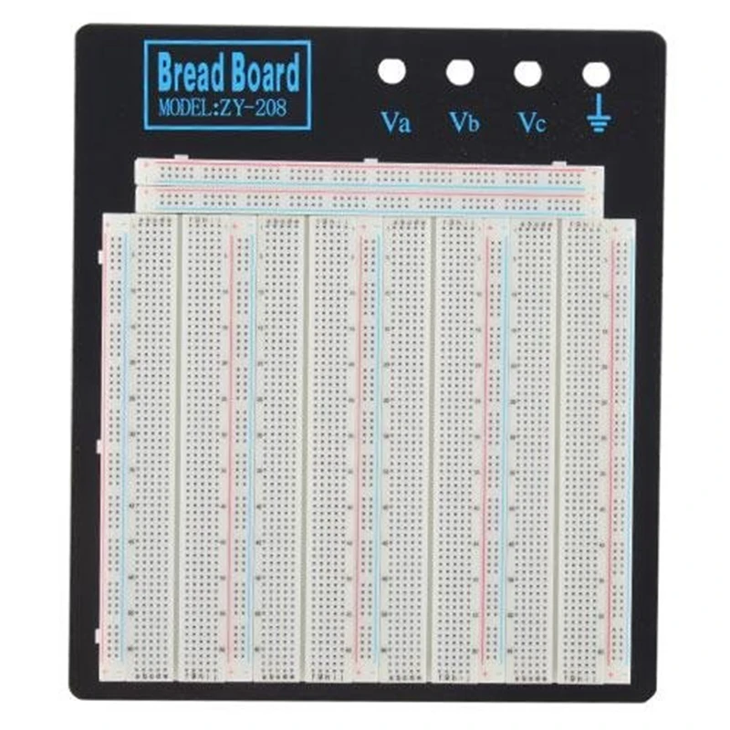 No Welding Solderless Breadboard Plate 3220 Tie-points Test Circuit Bread Board ZY-208 /4pcs 830 points
No Welding Solderless Breadboard Plate 3220 Tie-points Test Circuit Bread Board ZY-208 /4pcs 830 points