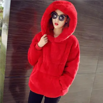 Korean version of the plush hooded head female loose long thickening imitation hawk rabbit fashion temperament fur coat
Korean version of the plush hooded head female loose long thickening imitation hawk rabbit fashion temperament fur coat