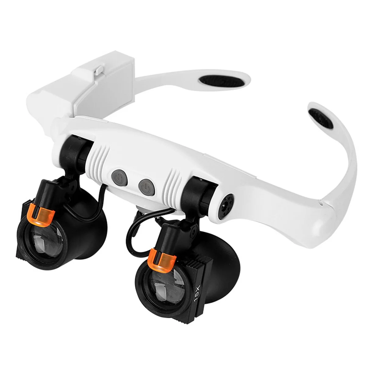 Magnifying Glass Jewelry Clock Repair Loupe Glasses Magnifier with 2 LED Light and 6 Interchangeable Lens 3X 4X 5X 6X 7X 10X
Magnifying Glass Jewelry Clock Repair Loupe Glasses Magnifier with 2 LED Light and 6 Interchangeable Lens 3X 4X 5X 6X 7X 10X