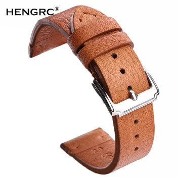 Cowhide Leather Watchbands 18mm 20mm 22mm Men Women Vintage Watch Band Strap Blet With Stainless Steel Pin Buckle
Cowhide Leather Watchbands 18mm 20mm 22mm Men Women Vintage Watch Band Strap Blet With Stainless Steel Pin Buckle