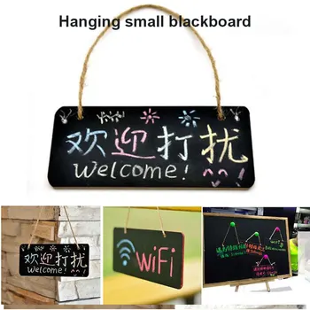 Hanging Blackboard Wooden Message Board Chalkboard Stationery Memo Pad School Supplies Portable Home Decor Writing Marker Pen
Hanging Blackboard Wooden Message Board Chalkboard Stationery Memo Pad School Supplies Portable Home Decor Writing Marker Pen