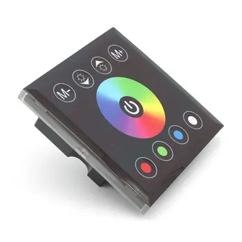 DC12V-24V Wall-mounted LED Touch Controller Dimmer Switch for RGB RGBW LED Strip Light
DC12V-24V Wall-mounted LED Touch Controller Dimmer Switch for RGB RGBW LED Strip Light