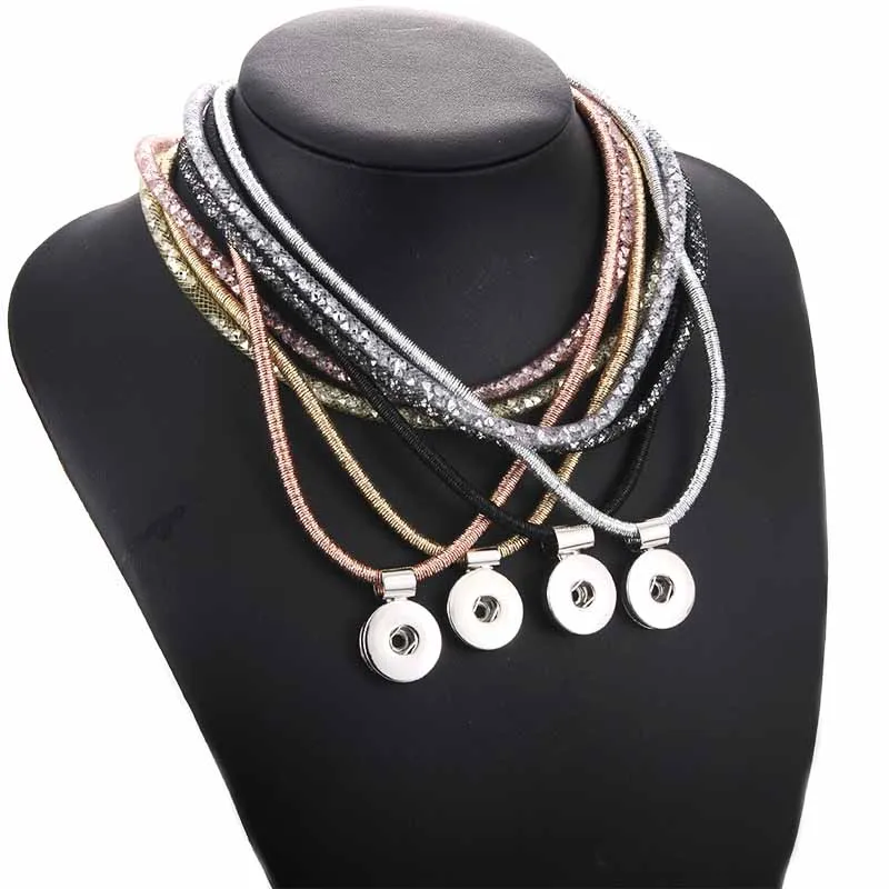 New Snap Jewelry Elasticity Rhinestone Snap Pendant Necklace fit Snap Button Necklaces 18mm 20mm For Women Button Jewelry 0071
New Snap Jewelry Elasticity Rhinestone Snap Pendant Necklace fit Snap Button Necklaces 18mm 20mm For Women Button Jewelry 0071