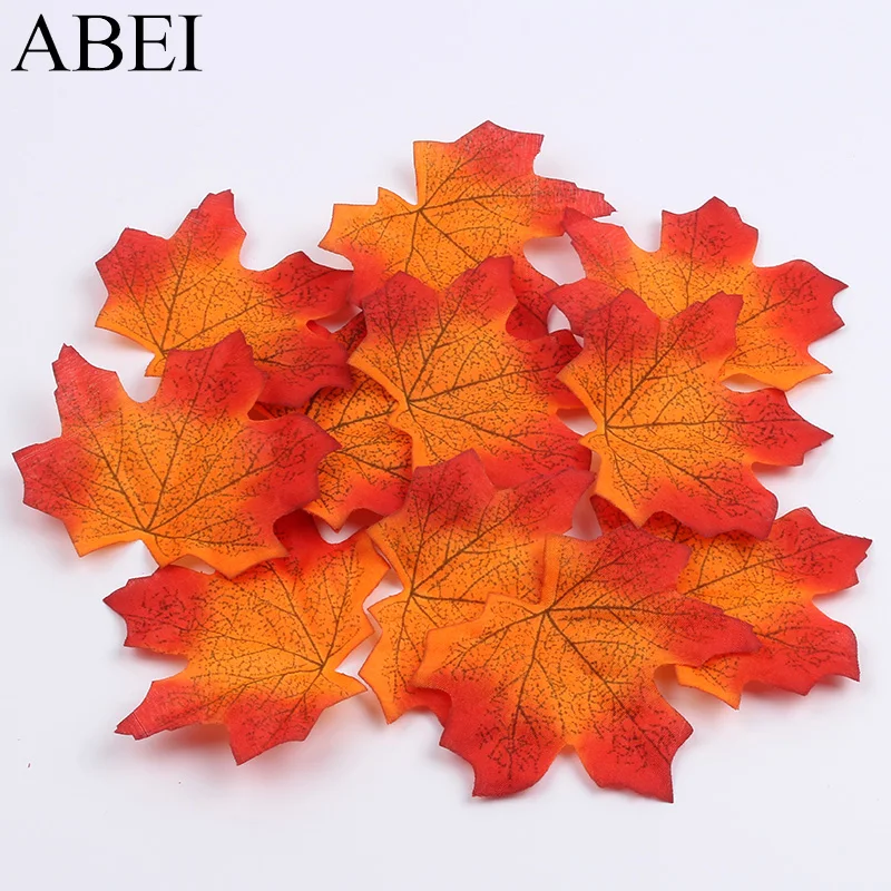 50pcs/lot Artificial Silk Maple Leaves Wedding Christmas Party Table Decoration Fake Fabric Leaf
50pcs/lot Artificial Silk Maple Leaves Wedding Christmas Party Table Decoration Fake Fabric Leaf