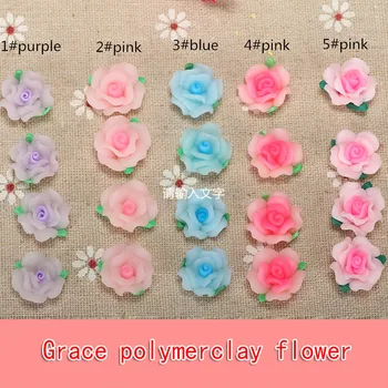 15pc/lot 15mm Resin Diy Accessory Flatback Mixed Polymer Clay Rose Shape Ceramic Flower Beads For Earing Jewelry Making Material
15pc/lot 15mm Resin Diy Accessory Flatback Mixed Polymer Clay Rose Shape Ceramic Flower Beads For Earing Jewelry Making Material