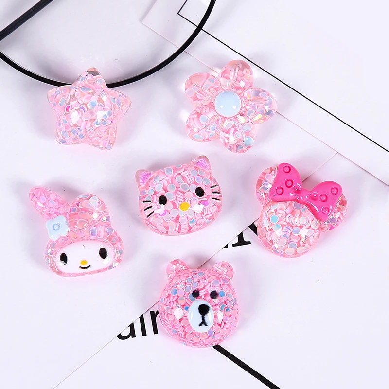 Kawaii Pink Glitter Sequins Epoxy Jewelry Making Accessories Flat Back Resin DIY Art Craft Decorative ECO non toxic Material
Kawaii Pink Glitter Sequins Epoxy Jewelry Making Accessories Flat Back Resin DIY Art Craft Decorative ECO non toxic Material