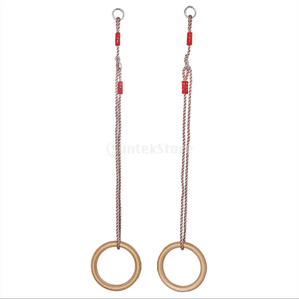 Wooden Strength Training Rings with Adjustable Straps Buckles Set Home Gym Fitness Tool
Wooden Strength Training Rings with Adjustable Straps Buckles Set Home Gym Fitness Tool