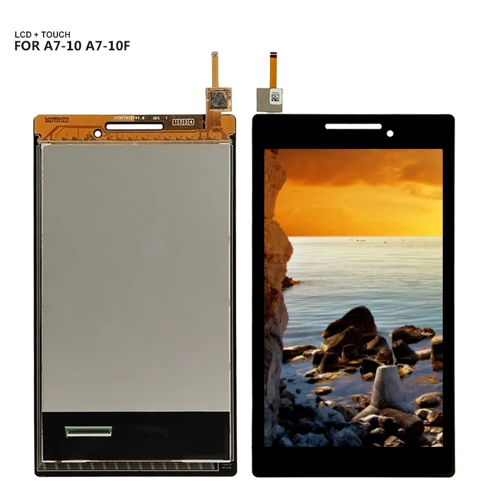 Для планшета Lenovo Tab 2 A7-20 A7-20F A7-10 A7-10F ЖК-дисплей с сенсорным экраном и цифровым
