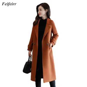 Autumn and Winter New 2018 Korean version high quality Women Plus size Simple lapel Wool Coat
Autumn and Winter New 2018 Korean version high quality Women Plus size Simple lapel Wool Coat