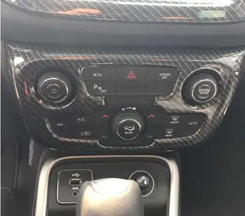 ABS Plastic For Jeep Compass 2017 2018 2019 2020 Car Accessories Car air conditioner Switch panel frame cover trim Car Sticker
ABS Plastic For Jeep Compass 2017 2018 2019 2020 Car Accessories Car air conditioner Switch panel frame cover trim Car Sticker