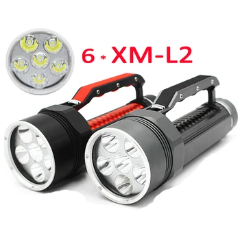 Diving Light 6 x L2 7200LM Diving flashlight Waterproof lamp Scuba Underwater 100M work torch + 2x 32650 batteries +Charger
Diving Light 6 x L2 7200LM Diving flashlight Waterproof lamp Scuba Underwater 100M work torch + 2x 32650 batteries +Charger