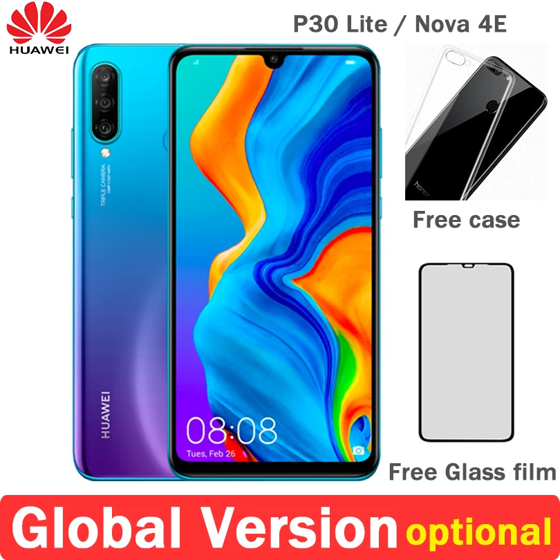 HUAWEI P30 Lite Nova 4e Smartphone Kirin 710 Octa Core Android 9.0 FingerPrint ID 3340 mAh 6.15 inch 4*Cameras Cell Phone
HUAWEI P30 Lite Nova 4e Smartphone Kirin 710 Octa Core Android 9.0 FingerPrint ID 3340 mAh 6.15 inch 4*Cameras Cell Phone
