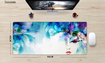 Yuzuoan Girl with Flower Large Overlock mouse pad Desk pad mouse laptop mousepad Gaming keyboard padmouse For LOL DOTA gamer
Yuzuoan Girl with Flower Large Overlock mouse pad Desk pad mouse laptop mousepad Gaming keyboard padmouse For LOL DOTA gamer