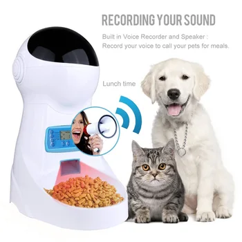 3L Automatic Pet Food Feeder with Voice Recording and LCD Screen Bowl For Medium Small Dog Cat Dispensers 4 times One Day
3L Automatic Pet Food Feeder with Voice Recording and LCD Screen Bowl For Medium Small Dog Cat Dispensers 4 times One Day