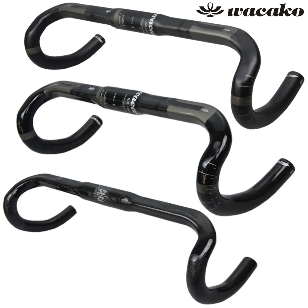 wacako full carbon fiber highway bicycle thighed road handlebar bent bar inner routing 31.8*380/400/420/440mm bike parts
wacako full carbon fiber highway bicycle thighed road handlebar bent bar inner routing 31.8*380/400/420/440mm bike parts