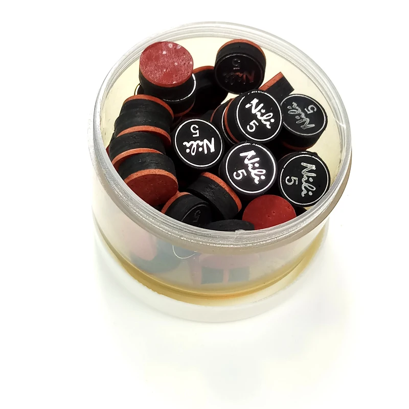 free shipping 8pcs 14mm NILI Billiards Pool cue tips red with black color 5layers pigskin cue stick tips Billiards accessories
free shipping 8pcs 14mm NILI Billiards Pool cue tips red with black color 5layers pigskin cue stick tips Billiards accessories