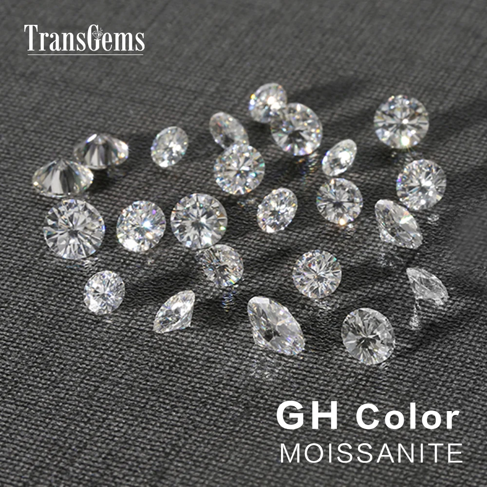 TransGems 1 Piece Diameter 2ct 8mm GH Color Round Hearts and Arrows Cut Lab Grown Moissanite for Jewelry Making
TransGems 1 Piece Diameter 2ct 8mm GH Color Round Hearts and Arrows Cut Lab Grown Moissanite for Jewelry Making