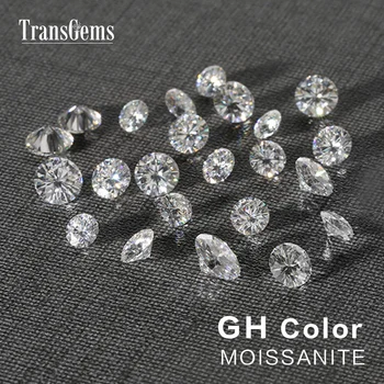 TransGems 1 Piece Diameter 2ct 8mm GH Color Round Hearts and Arrows Cut Lab Grown Moissanite for Jewelry Making
TransGems 1 Piece Diameter 2ct 8mm GH Color Round Hearts and Arrows Cut Lab Grown Moissanite for Jewelry Making