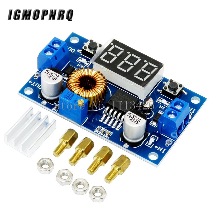1pcs XL4015 5A High power 75W DC-DC adjustable step-down module+LED Voltmeter Power supply module
1pcs XL4015 5A High power 75W DC-DC adjustable step-down module+LED Voltmeter Power supply module