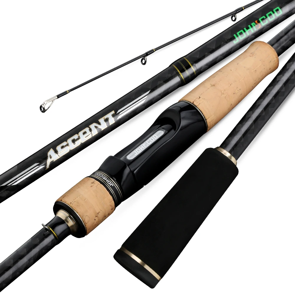 JOHNCOO New 2019 Fishing Rod 2.1m Fast Action Carbon Spinning Rod 7-28g 8-18lb FUJI Ring 2Sections Sensitive Fishing Rod Ascent
JOHNCOO New 2019 Fishing Rod 2.1m Fast Action Carbon Spinning Rod 7-28g 8-18lb FUJI Ring 2Sections Sensitive Fishing Rod Ascent
