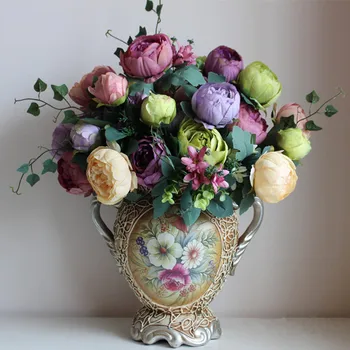 artificial silk flowers European 1 Bouquet Peony festival patriarch placed flower for wedding Home Party Decoration
artificial silk flowers European 1 Bouquet Peony festival patriarch placed flower for wedding Home Party Decoration