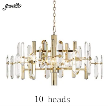 Postmodern minimalist light luxury new designer modern living room restaurant luxury villa simple metal crystal chandelier
Postmodern minimalist light luxury new designer modern living room restaurant luxury villa simple metal crystal chandelier