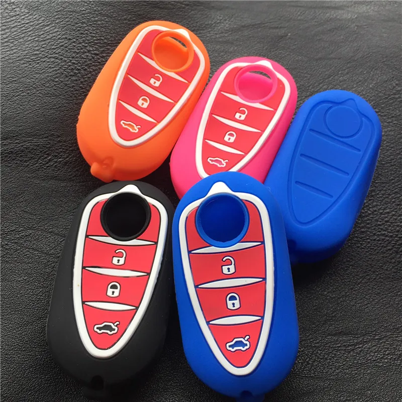 Silicone rubber key Case Cover shell For Alfa Romeo Mito Giulietta 3 Buttons key cover
Silicone rubber key Case Cover shell For Alfa Romeo Mito Giulietta 3 Buttons key cover